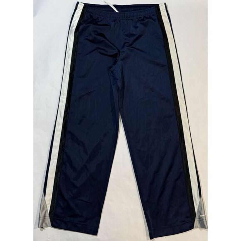 Nike Mens White Swoosh Sweatpants, Mens Size Medium,‎ Blue